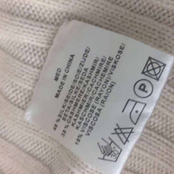 Silk/Cashmere open cardigan by Jaeger, size medium - Picture 3 of 4